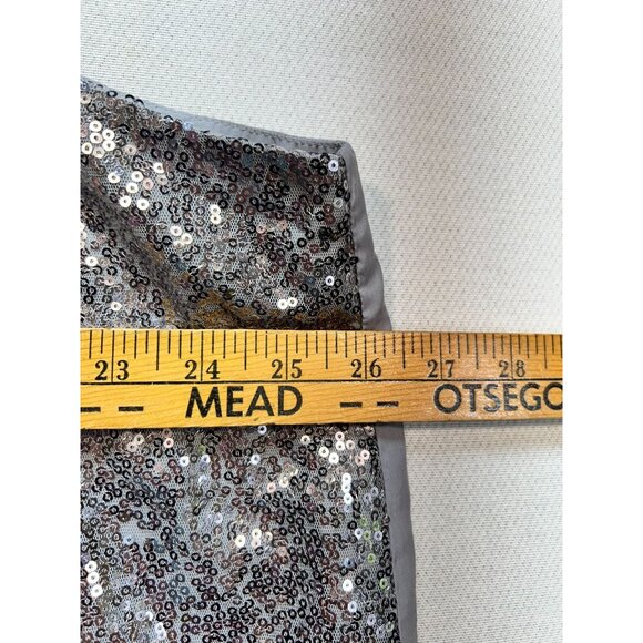 Andree By Unit Women's Halter Sequins Tank Top Size 3X Gray Sleeveless Stretch - Picture 9 of 12